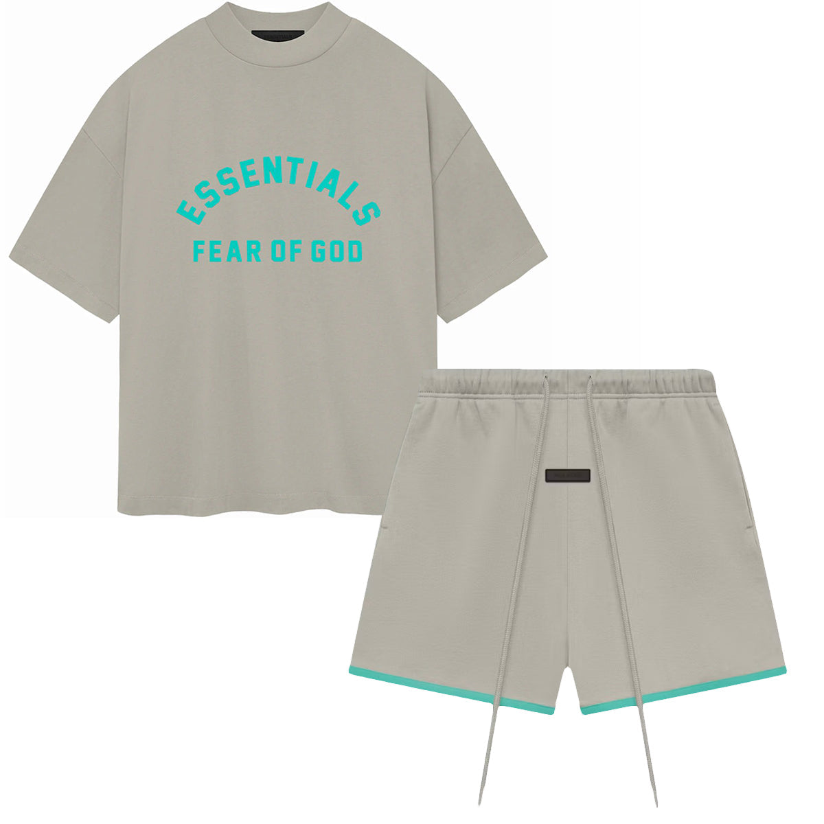 SS24 T-Shirt / Shorts / Set - Shiny Gray Green